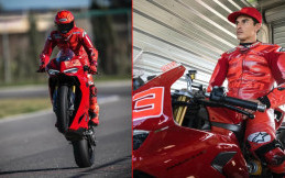 Awali Tahun Baru, Marc Marquez Tunggangi Ducati Panigale V2 2025 di Sirkuit Aspar Valencia