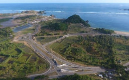 Penampakan Sirkuit Mandalika dalam Proses Pembangunan