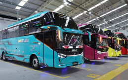 PO Subur Jaya Rilis 5 Bus Baru Dari Karoseri Laksana, Punya Bagasi Tembus Kanan-Kiri