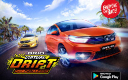 Iseng di Rumah, Yuk Main Honda Brio Virtual Drift Challenge