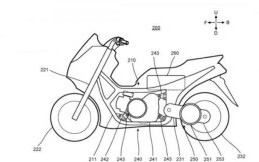 Gambar Paten Yamaha T-Max Hybrid Terungkap!