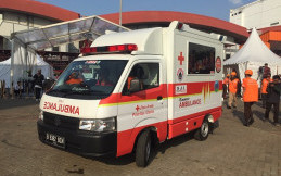 Serunya Simulasi Resque Kecelakaan Oleh Tim IOF:  Prioritaskan Ambulan di Jalan