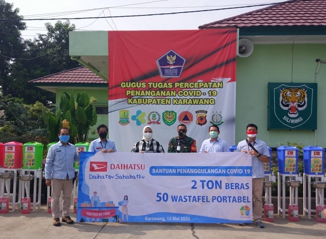 Daihatsu Salurkan Bantuan di Zona Merah Covid-19 