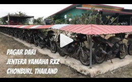 Sultan Mah Bebas, Puluhan Motor Dijadikan Pagar Rumah !
