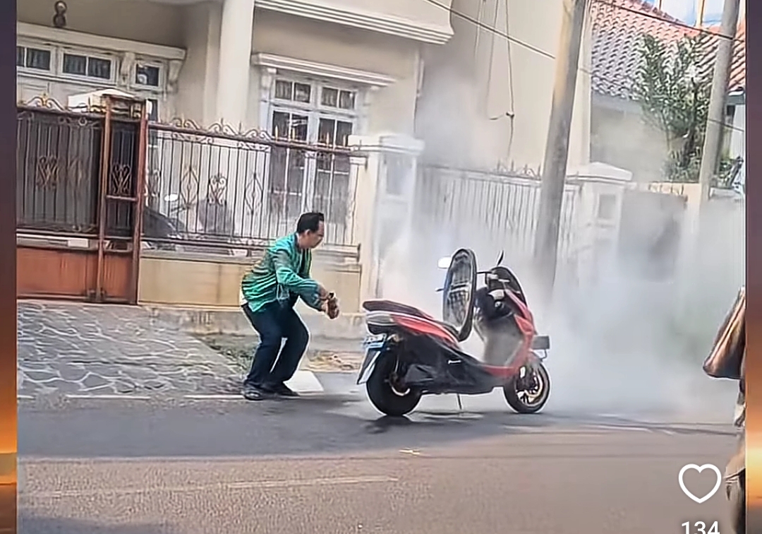 Motor Listrik Polytron Fox R Terbakar di Jakarta Barat, Ini Hasil Investigasinya