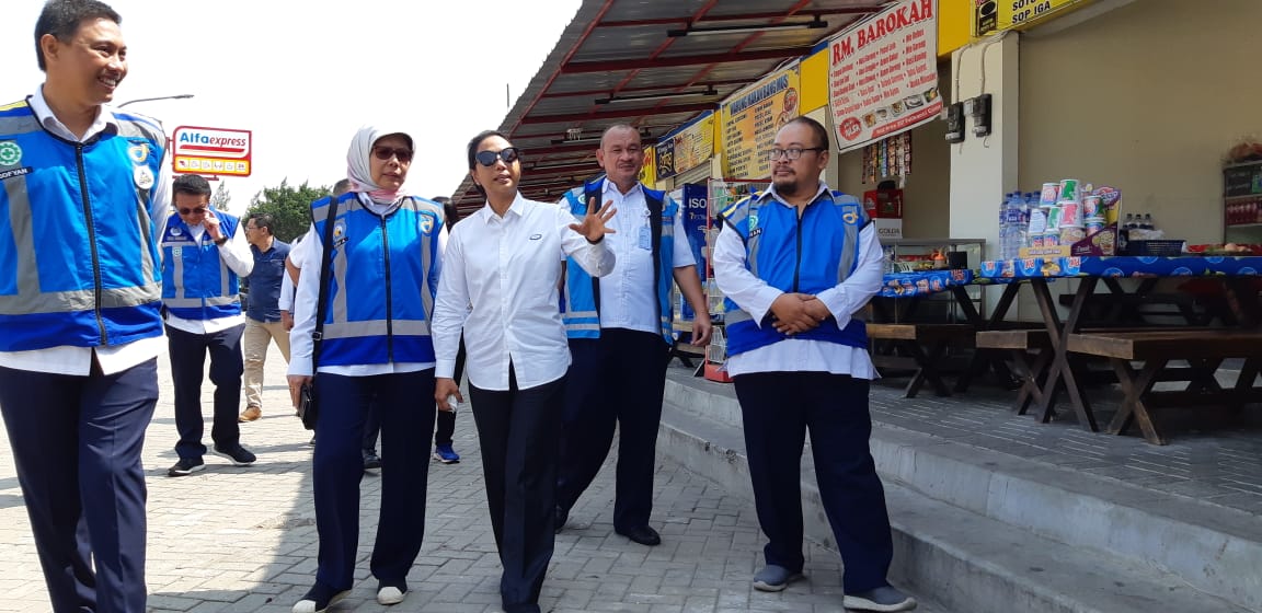 Menteri BUMN kunjungan Jasa Marga