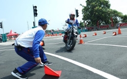 Ratusan Peserta Ikut Kompetisi Safety Riding di Medan