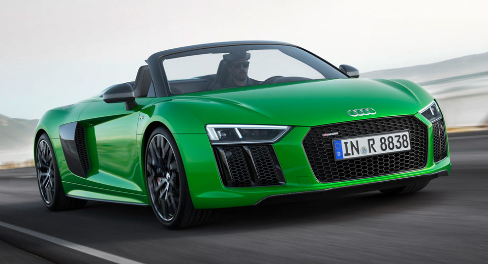 All New Audi R8 V10 Spyder Plus Resmi Dirilis