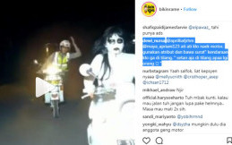 Jangankan Manusia, Kuntilanak Pun Ditilang Ketika Tak Gunakan Helm