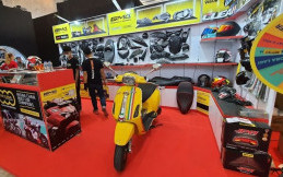 GMA Product Series Bawa Berbagai Aksesori Motor di IMOS 2022