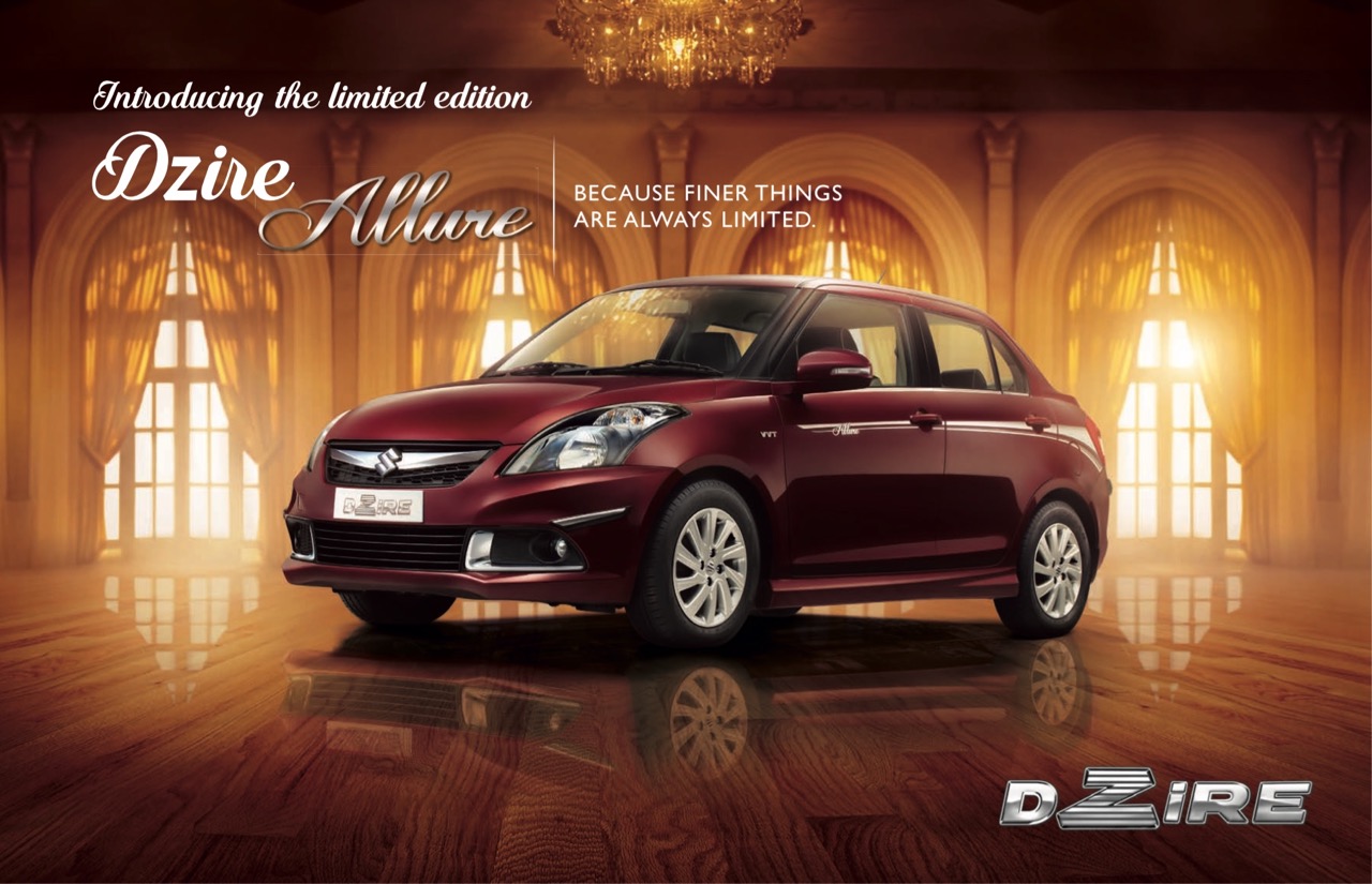 Suzuki Hadirkan Edisi Terbatas Swift Dzire Allure