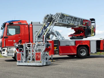 MAN L32A-XS, Ini Truk Tangga Damkar Listrik Pertama di Dunia yang Punya Bobot Di Bawah 16 Ton!