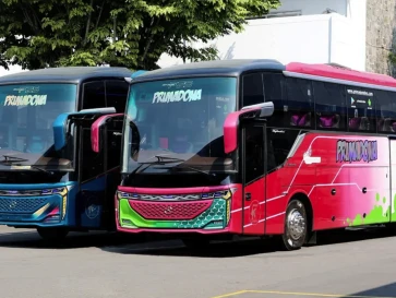 PO Primadona Rilis Duet Bus Skylander F25, Visualnya Candu Banget!