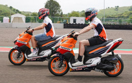 Marc Marquez dan Pol Espargaro Geber New Honda Vario 160 di Mandalika