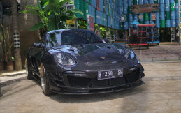 Porsche Cayman Carbon, Juara Indonesia Modification Expo 2021 Bali