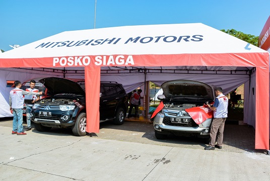 Mitsubishi Siap Manjakan Pemudik dengan Berbagai Fasilitas di Posko Siaga