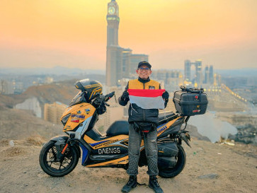 Pria Ini Umroh ke Mekah Naik Yamaha Xmax, Tempuh Jarak 27 Ribu Km