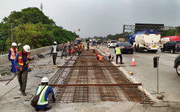 Perbaikan Jembatan Ruas Tol Jagorawi Dua Lajur Arah Jakarta dan Bogor Ditutup