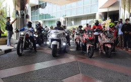 70 Peserta Ride To Mandalika Berangkat ke Lombok