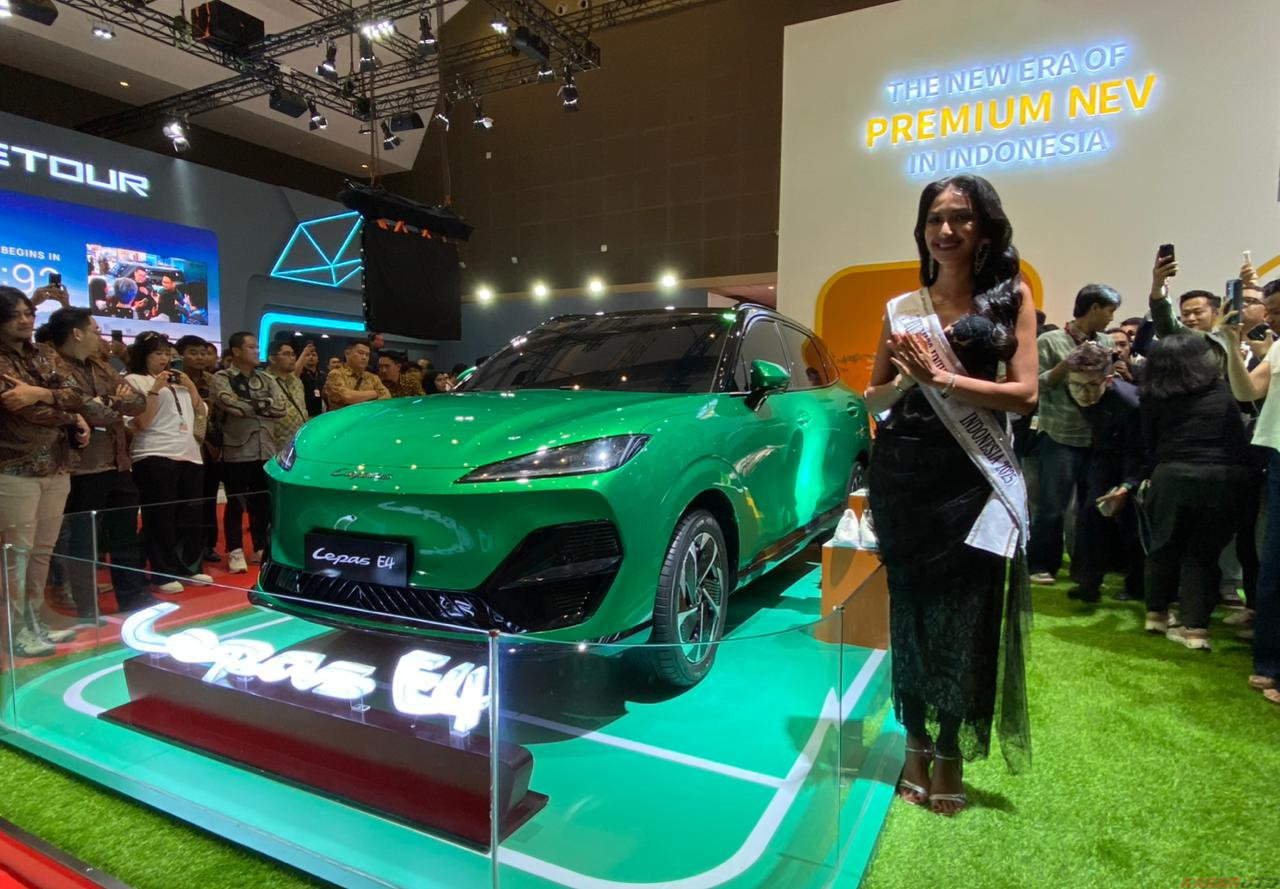 Lepas E4 Debut di IIMS 2026, SUV Listrik Bergaya Futuristis