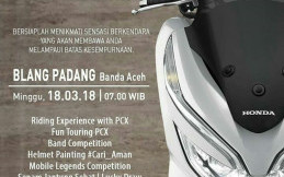 All New Honda PCX Akan Hadir di Aceh