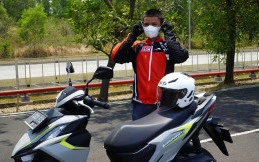 Saran Instruktur Senior Ketika Berkendara di Tengah Abu Vulkanik