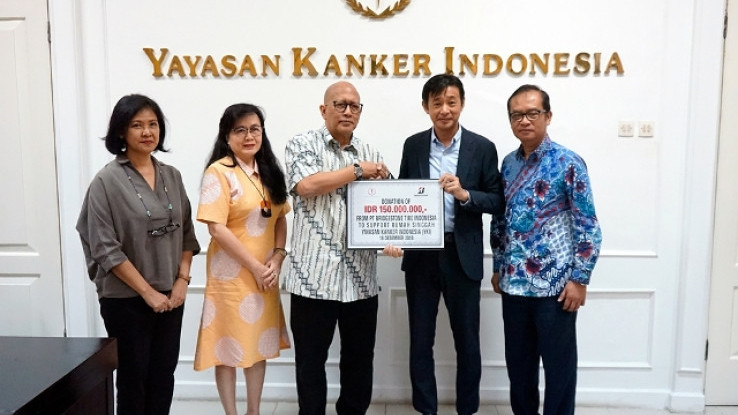 Bridgestone Berikan Donasi Rp 150 Juta ke Yayasan Kanker Indonesia