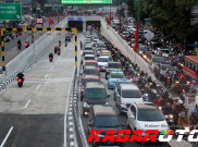 Pasca Dilakukan Uji Coba, Underpass Mampang Macet Panjang
