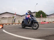 56 Pelajar Adu Skill Berkendara di Cariaman Akademi, Pengereman hingga U-Turn Diuji