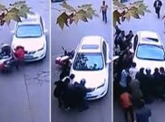 Dua Kali Masuk Kolong Mobil, Balita Ini Selamat