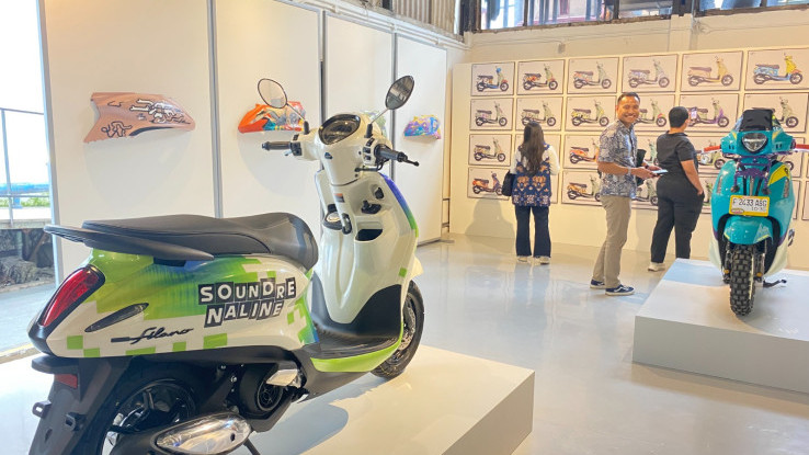Ketika Yamaha Grand Filano Hybrid Bertemu dengan Karya Seni
