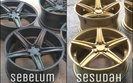 Bosan Tampilan Pelek OEM? Repaint Saja!