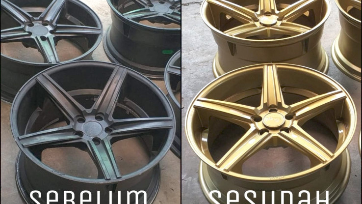 Bosan Tampilan Pelek OEM? Repaint Saja!