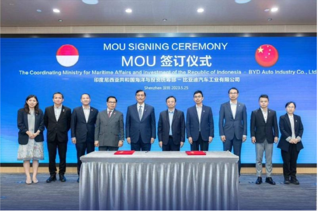 Teken MoU dengan BYD, Indonesia akan Jadi Pemain Besar Kendaraan Listrik Global