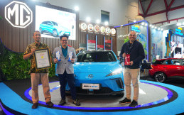 MG Motor Indonesia Raih Dua Penghargaan di PEVS 2023