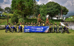 Wawan Tembong Bagi Ilmu Berkendara ke Komunitas Motor Trail