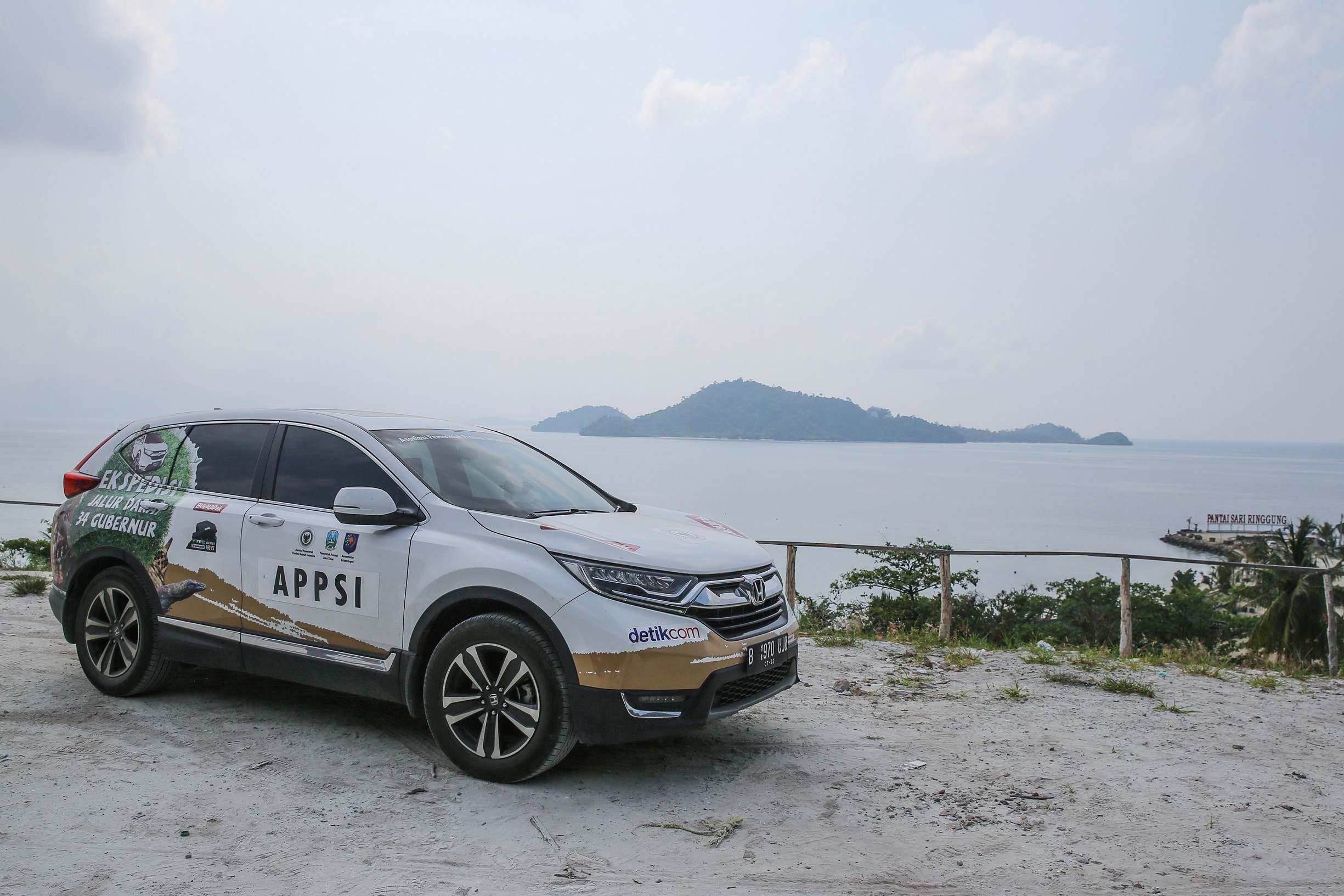 Rombongan Jelajah Nusantara Honda CR-V Turbo Tiba di Bandar Lampung
