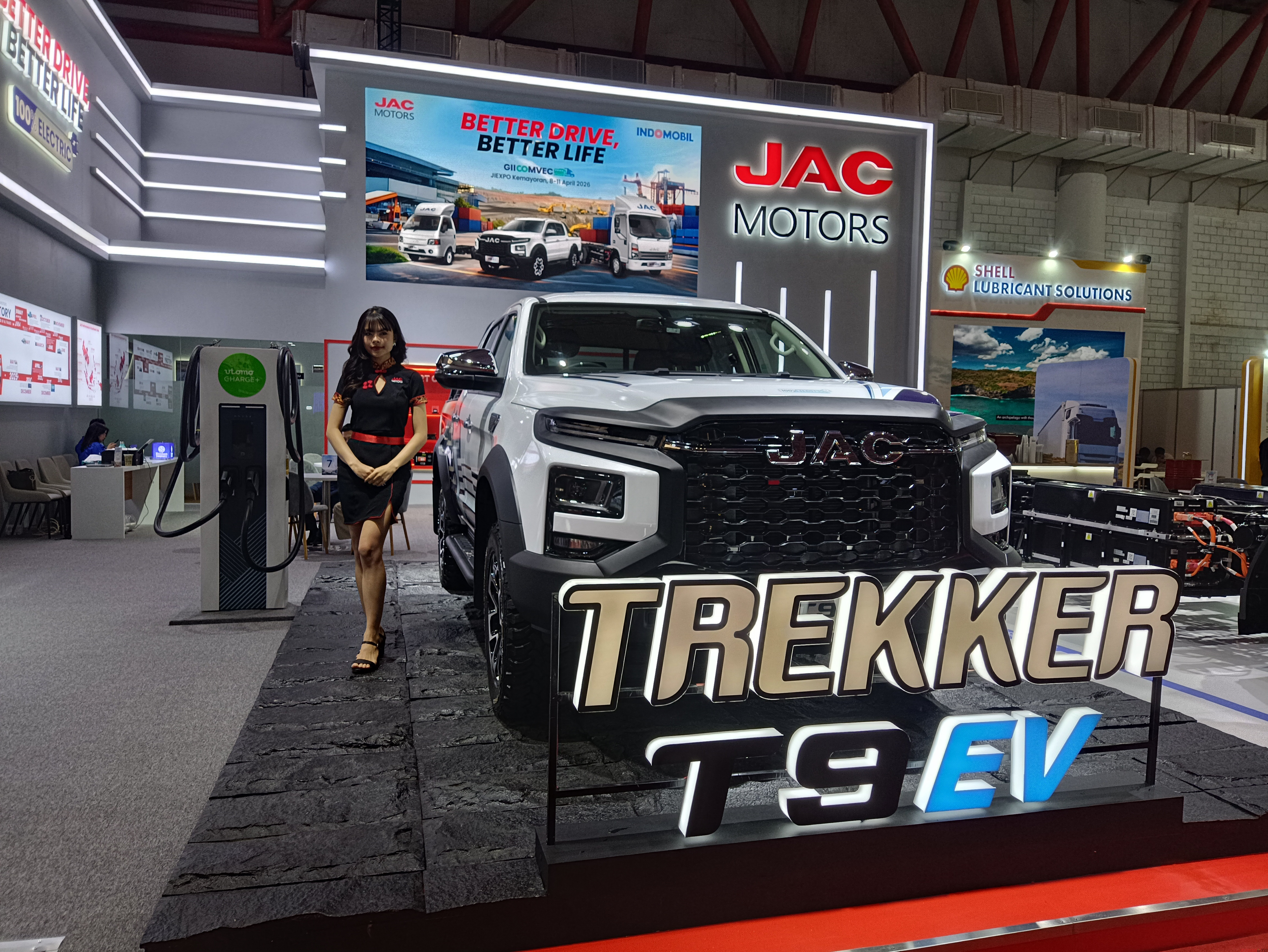 JAC Trekker T9 EV, Double Cabin Listrik 4x4 Siap Taklukkan Medan Tambang