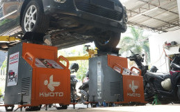Bengkel Ini Pakai Kyoto Shaking Machine, Periksa Kerusakan Kaki-kaki Lebih Akurat 