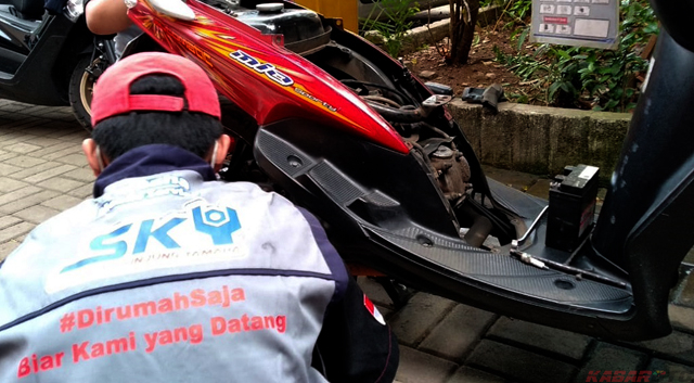 Servis Kunjung Yamaha ke Rumah Konsumen di Cikarang Cukup Diminati 