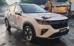 Wuling Alvez Jadi Kanvas Bartega Menuangkan Karya Seni