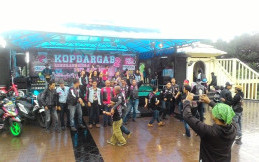 Komunitas Motor Berbaur dan Bersatu di Kopdargab 2 Bandung