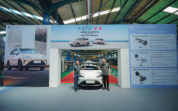 Mobil Listrik Neta V-II Resmi Diproduksi Secara CKD di Handal Indonesia Motor