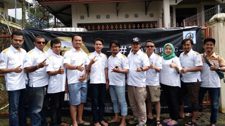 Komunitas Motor Scoodenttial Adakan Family Gathering yang ke-7