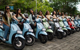 Begini Aktivitas Bikers Grand Filano Bali di Sunset Ride