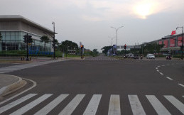 Begini Kondisi Jalan Kabupaten Tangerang Saat PSBB