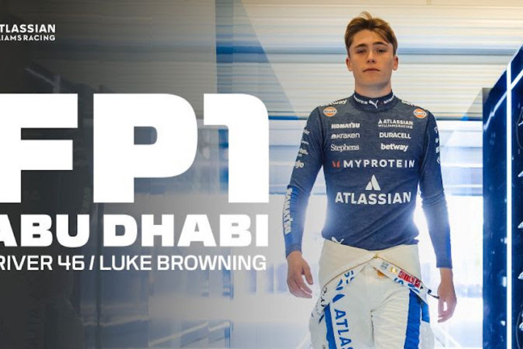 Williams Racing Tunjuk Luke Browning Ikut FP1 F1 Abu Dhabi 2025