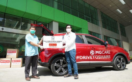 MG Motor Indonesia Donasikan APD dan Sembako Terdampak Covid-19