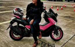 Andiva Prahastri, Ladies Biker Cantik yang Hobi Touring