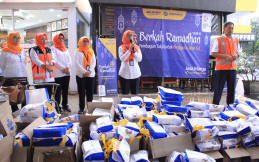 Jasa Marga Bagikan 6.000 Takjil Sosialisasikan Asian Games 2018
